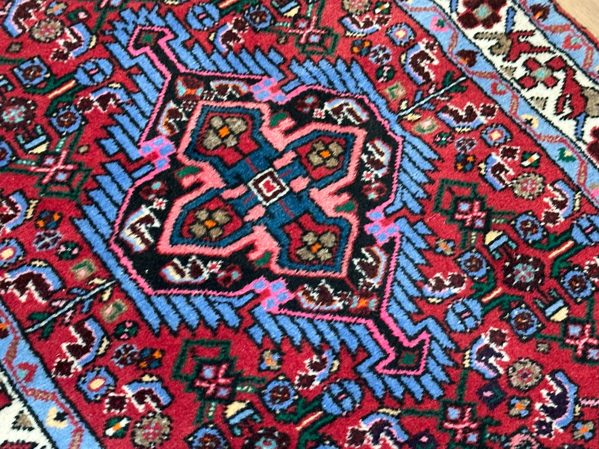 Orientteppich handgeknüpft Hamadan Top 134x82 cm