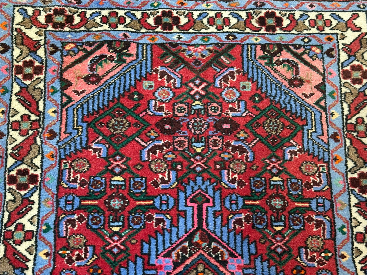Orientteppich handgeknüpft Hamadan Top 134x82 cm