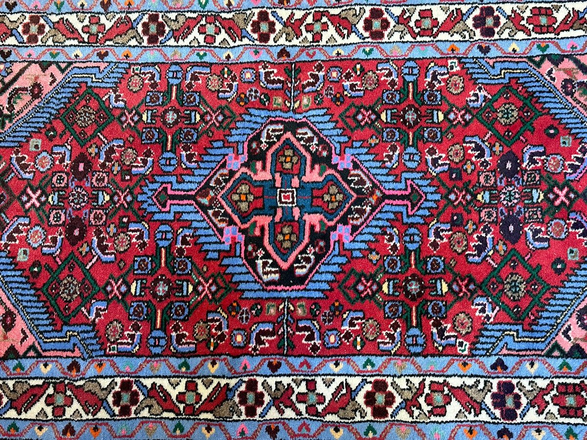 Orientteppich handgeknüpft Hamadan Top 134x82 cm
