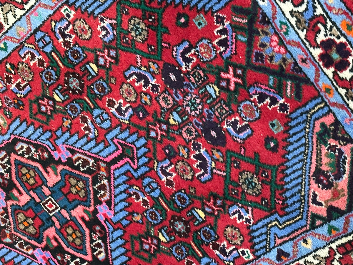 Orientteppich handgeknüpft Hamadan Top 134x82 cm