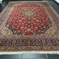 orientteppich handgeknüpft Keschan Korkwolle semi antik 420x305 cm