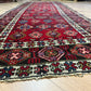 Orientteppich handgeknüpft antiker Kazak naturfarben 333x117 cm