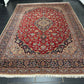 orientteppich handgeknüpft Keschan Korkwolle semi antik 420x305 cm