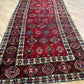 Orientteppich handgeknüpft antiker Kazak naturfarben 333x117 cm