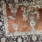 Orientteppich handgeknüpft China Hereke Seide auf Seide 95x65 cm