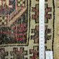 Orientteppich handgeknüpft antiker Kazak naturfarben 333x117 cm