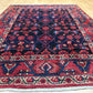 Orientteppich handgeknüpft antiker Malayer Naturfarben 150x110 cm