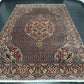 orientteppich handgeknüpft Bidjar Korkwolle medallion 370x258 cm