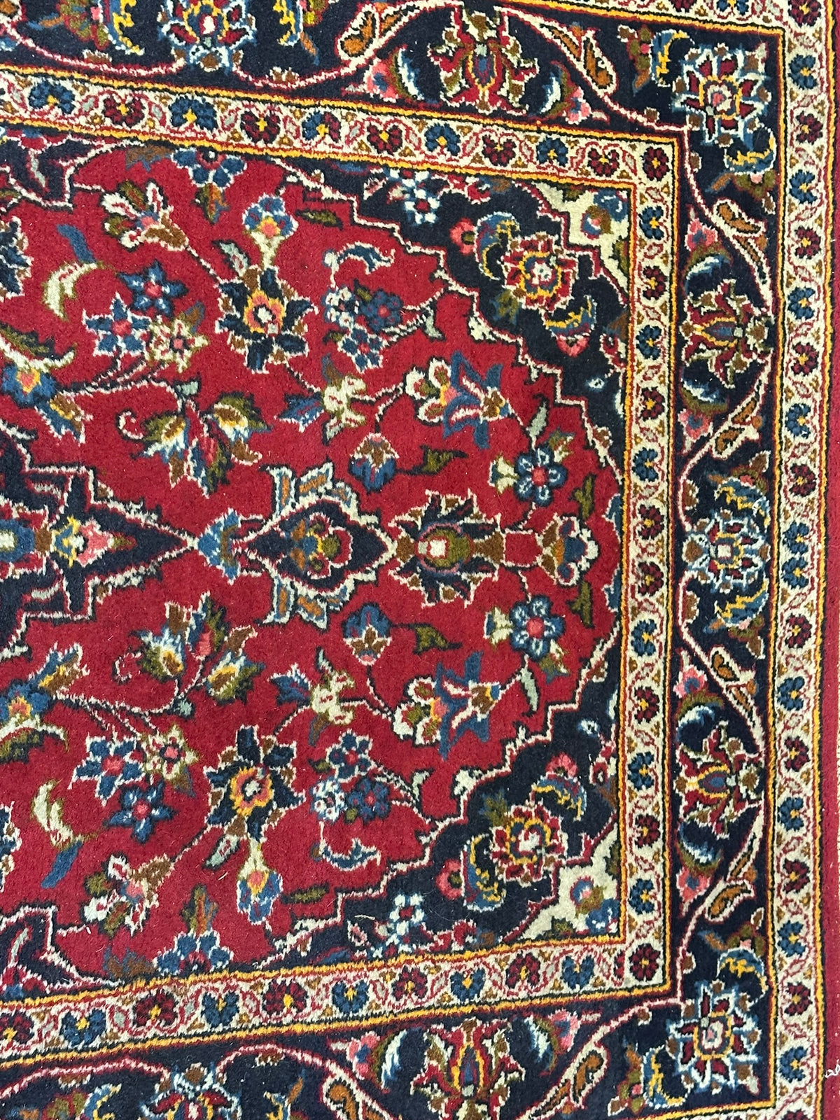 Orientteppich handgeknüpft Keschan Läufer Top 307x94 cm