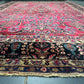 Antik Orientteppich handgeknüpft Sarough  Re-Import US Jugendstil 370x275 cm