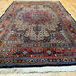Orientteppich handgeknüpft Moud Wolle mit Seide 200x130 cm
