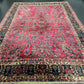 Antik Orientteppich handgeknüpft Sarough  Re-Import US Jugendstil 370x275 cm