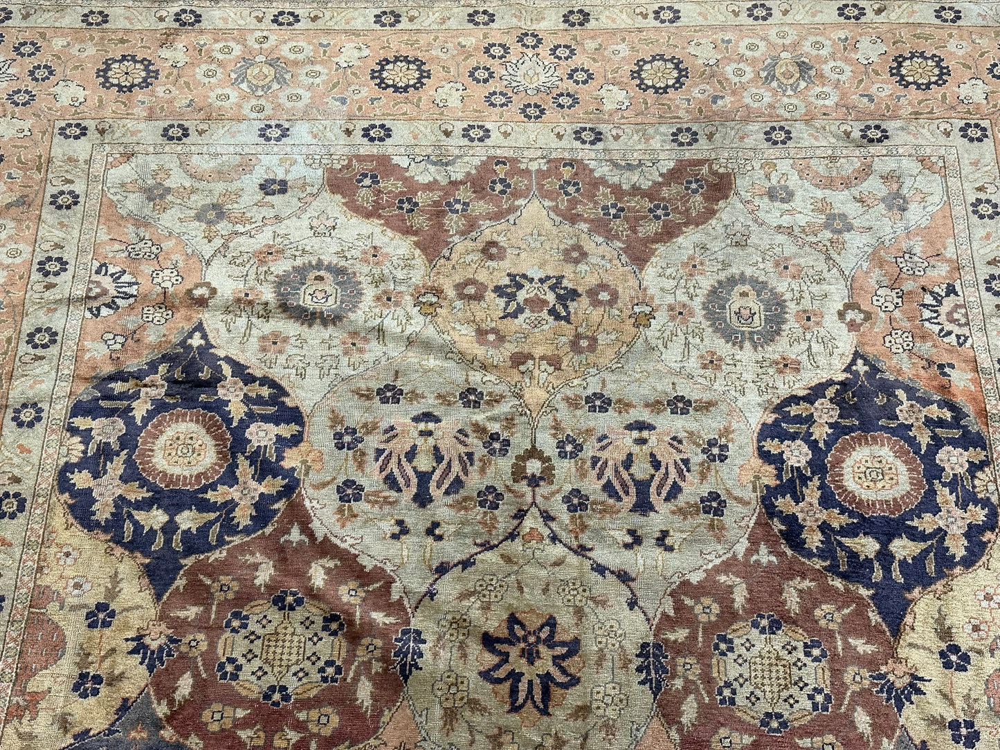 Antik Orientteppich handgeknüpft Türkei Hereke kayseri Seide 285x195 cm