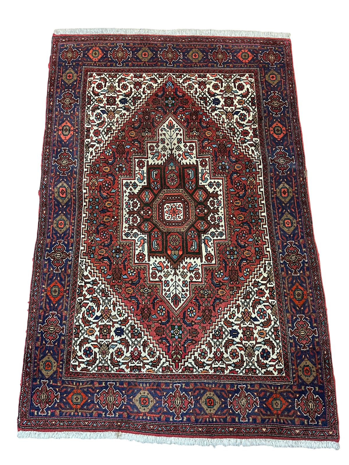 Orientteppich handgeknüpft Bidjar Top 153x100 cm