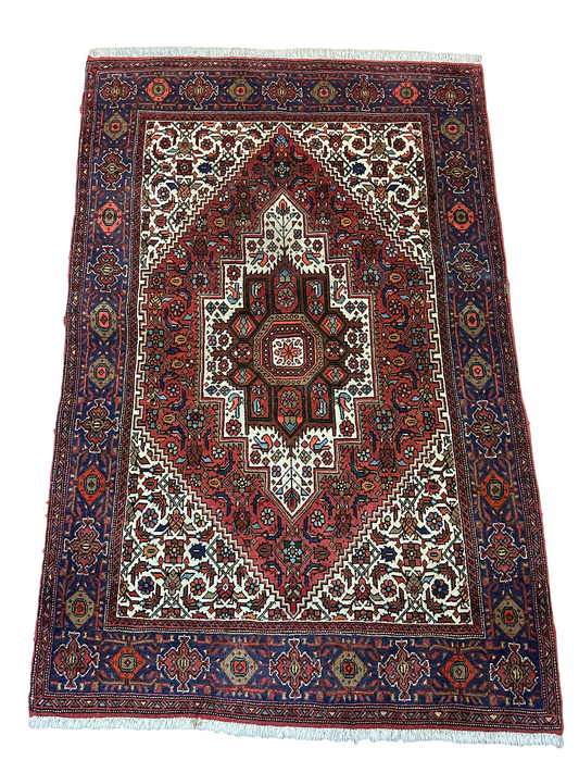 Orientteppich handgeknüpft Bidjar Top 153x100 cm