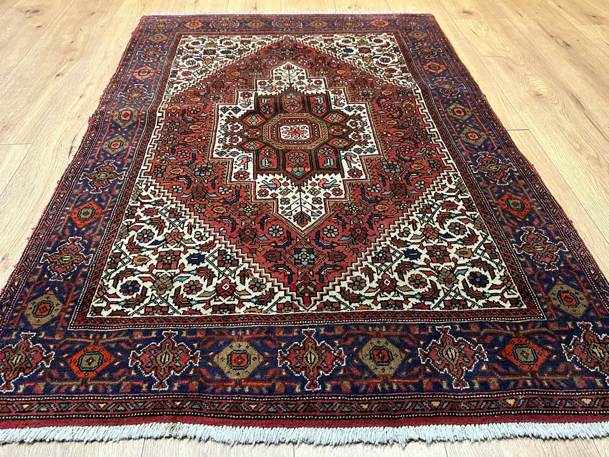 Orientteppich handgeknüpft Bidjar Top 153x100 cm