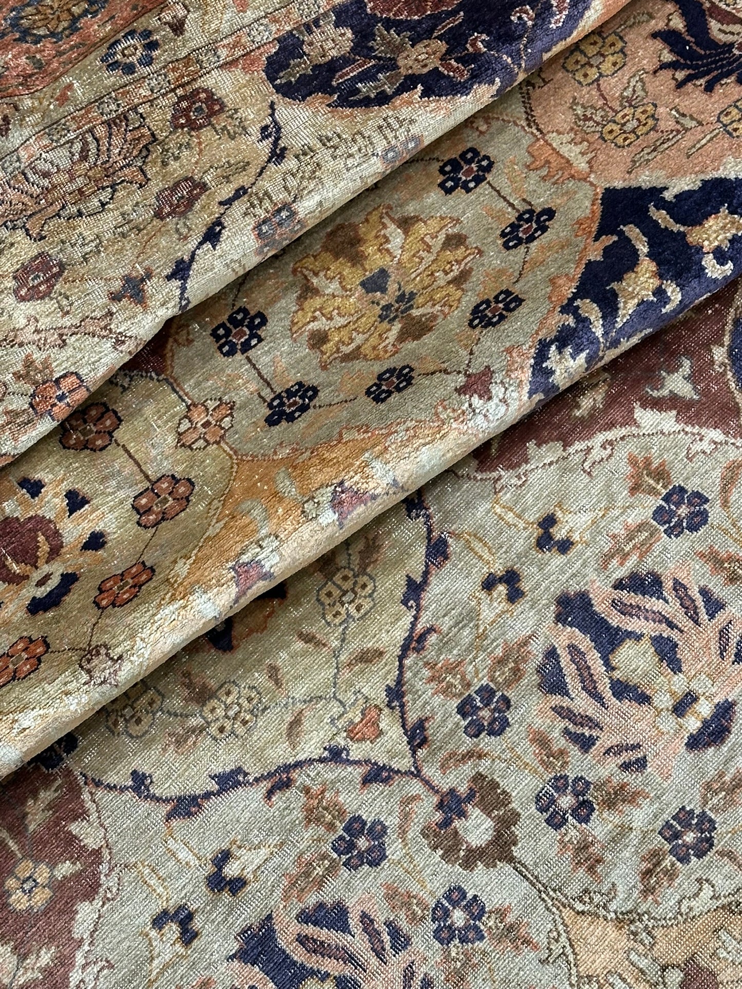 Antik Orientteppich handgeknüpft Türkei Hereke kayseri Seide 285x195 cm
