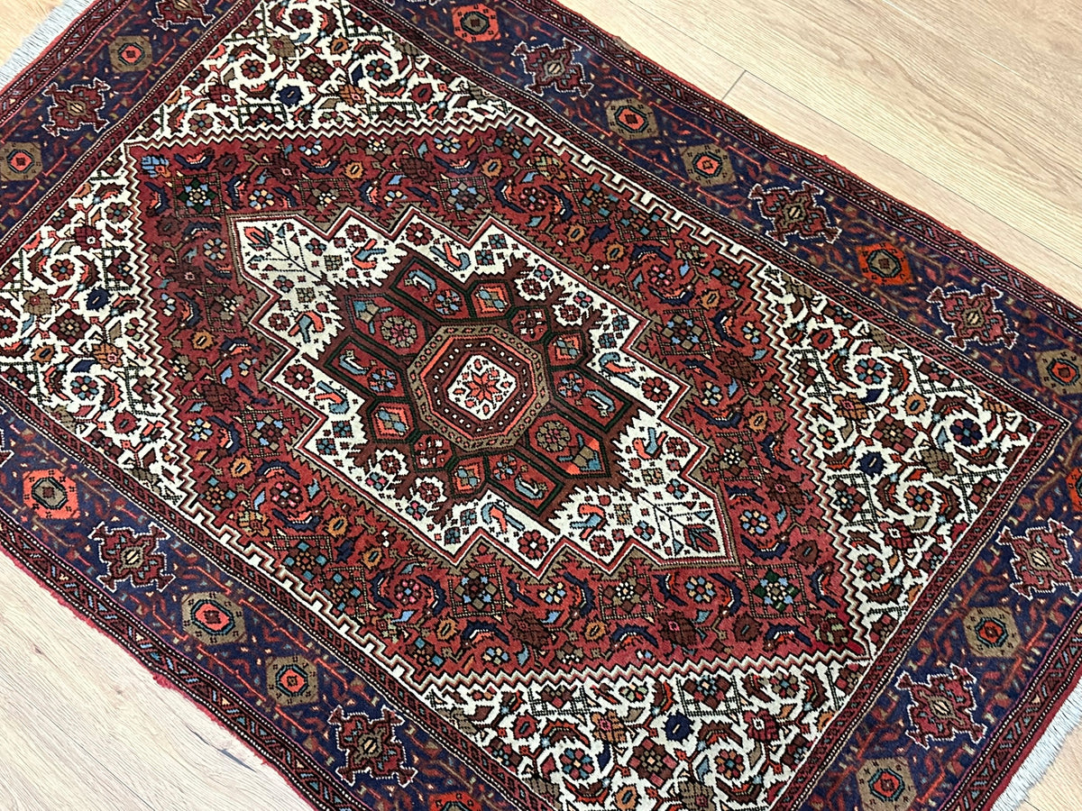 Orientteppich handgeknüpft Bidjar Top 153x100 cm