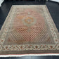 Handgeknüpfter Täbriz Mahi Teppich mit Seide 345x246 cm