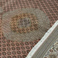Handgeknüpfter Täbriz Mahi Teppich mit Seide 345x246 cm