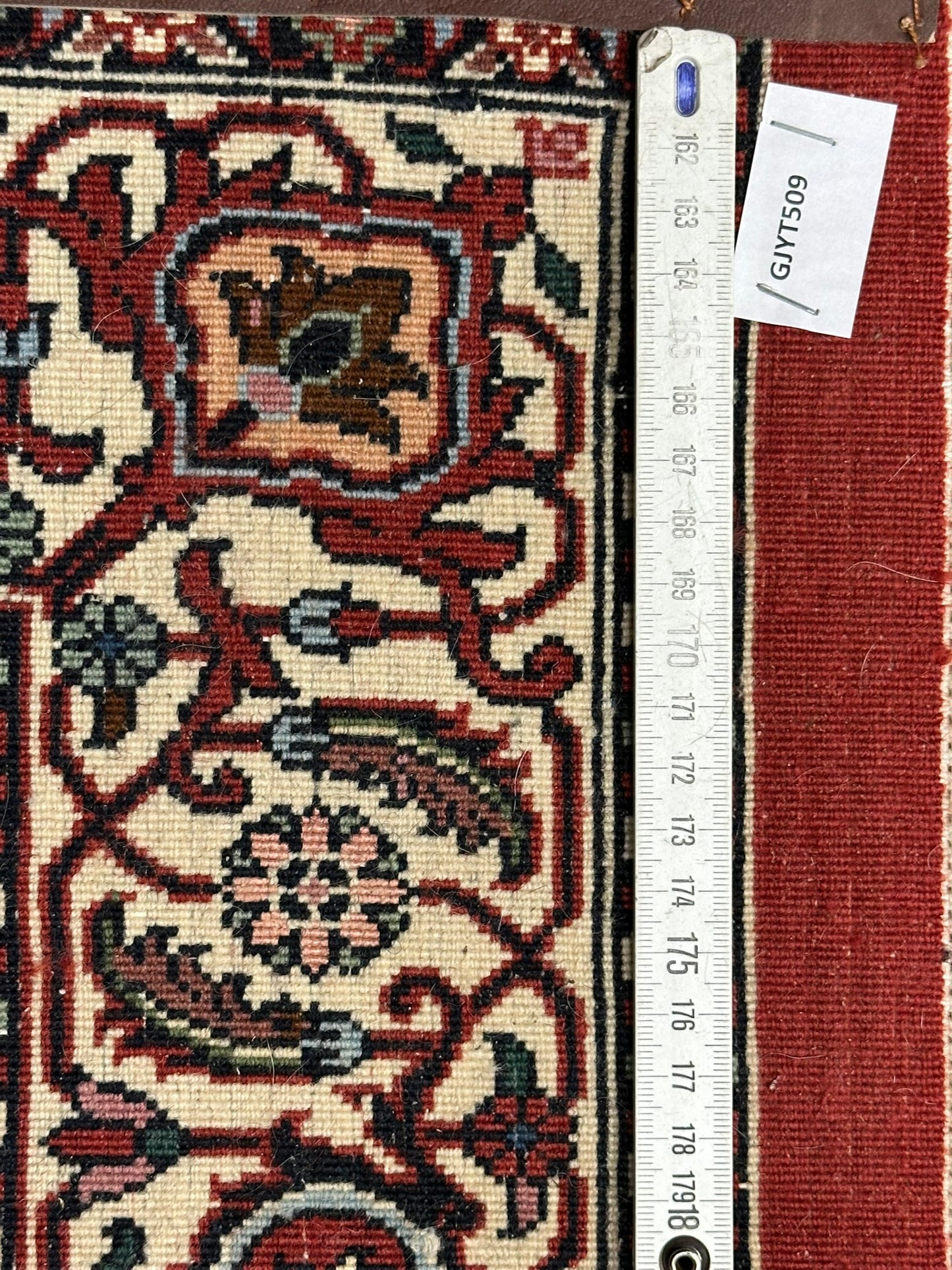 Orientteppich handgeknüpft Bidjar Läufer 300x120 cm