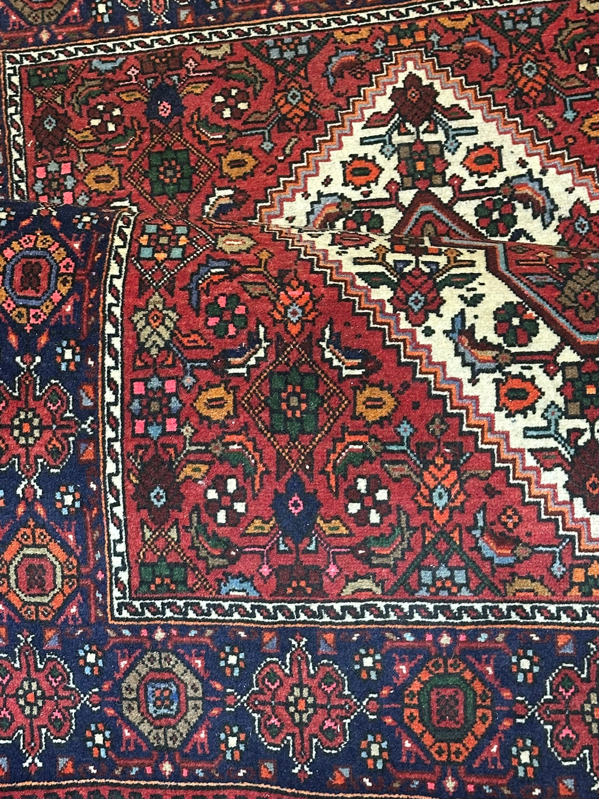 Orientteppich handgeknüpft Bidjar Top 153x100 cm