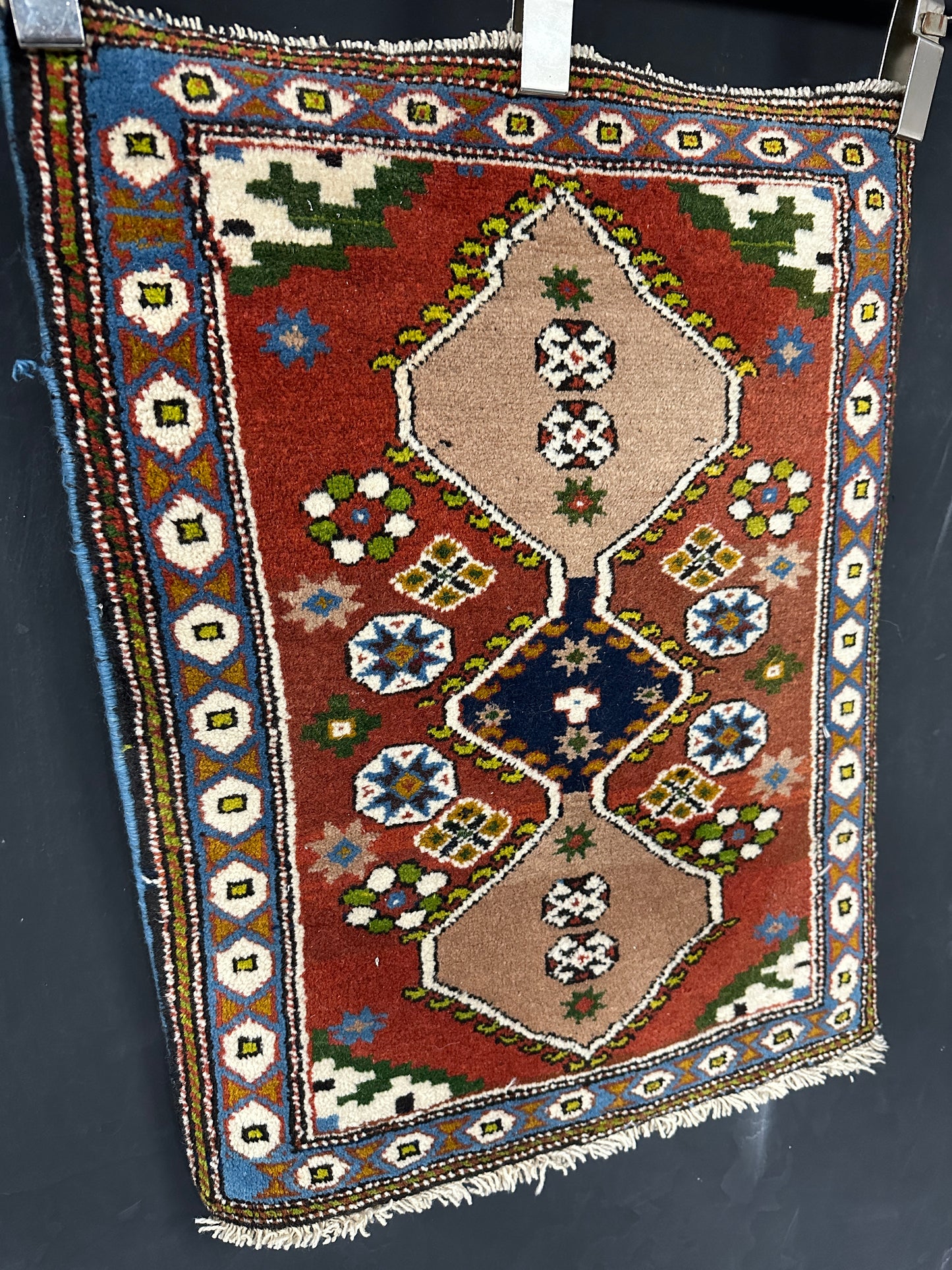 Handgeknüpfter Perser Orientteppich - Shiraz Bachtiar Kazak 70x55 cm