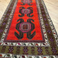 Orientteppich handgeknüpft  Kazak Naturfarben Top 310x130 cm