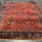 Antiker Jugendstil Teppich Amerikanischer US Sarough Re-Import