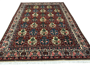 Handgeknüpfter Bachtiar felder  Garten Teppich 365x256 cm Neu
