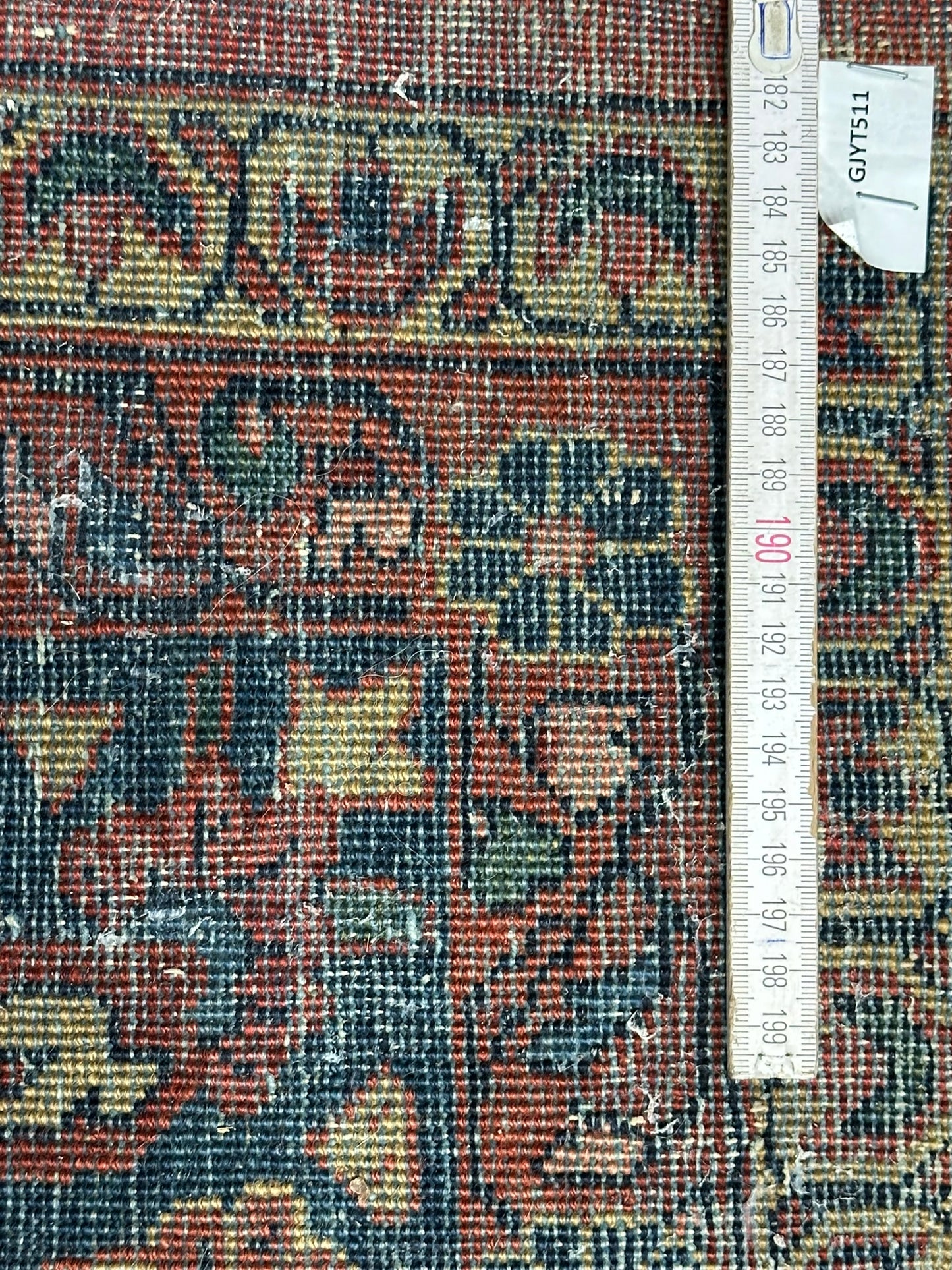 Antiker Jugendstil Teppich Amerikanischer US Sarough Re-Import