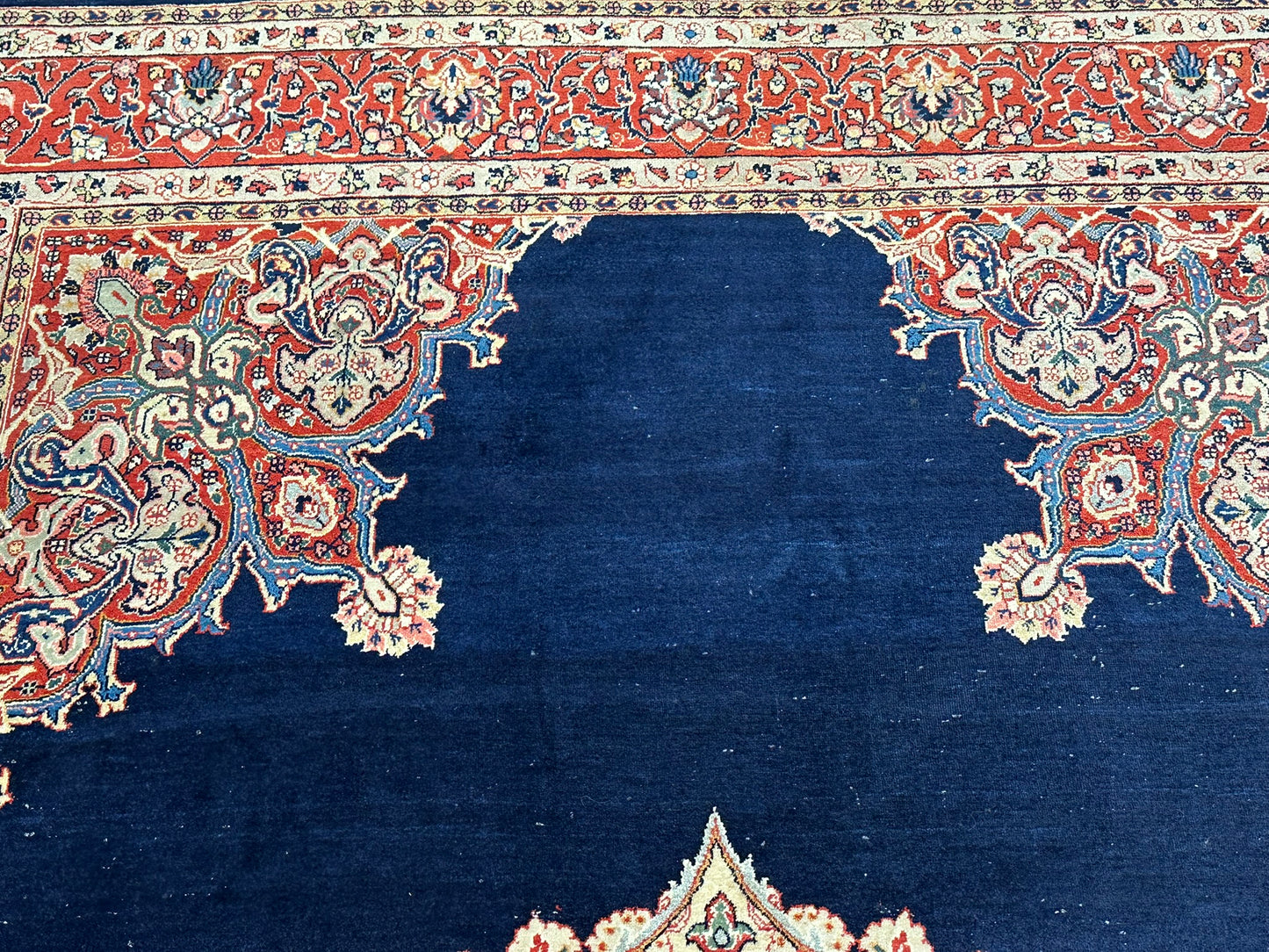 Orientteppich handgeknüpft Sarough Medaillon 320x205 cm