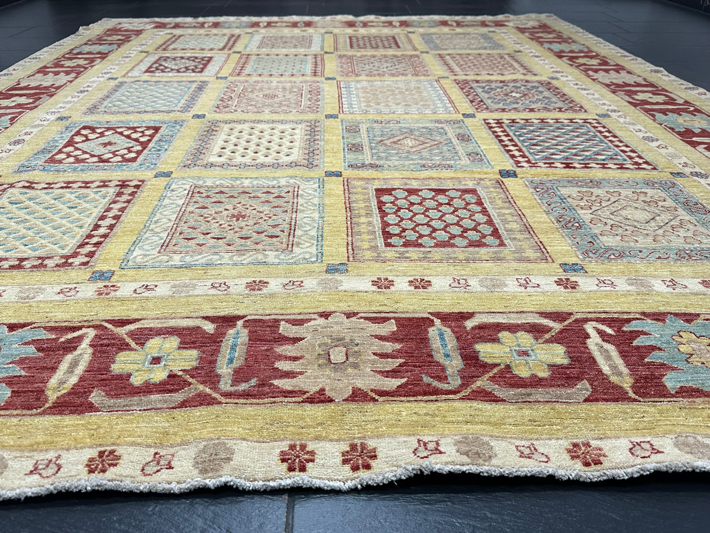 Handgeknüpfter Ziegler Pakistan Teppich 305x255 cm Wolle