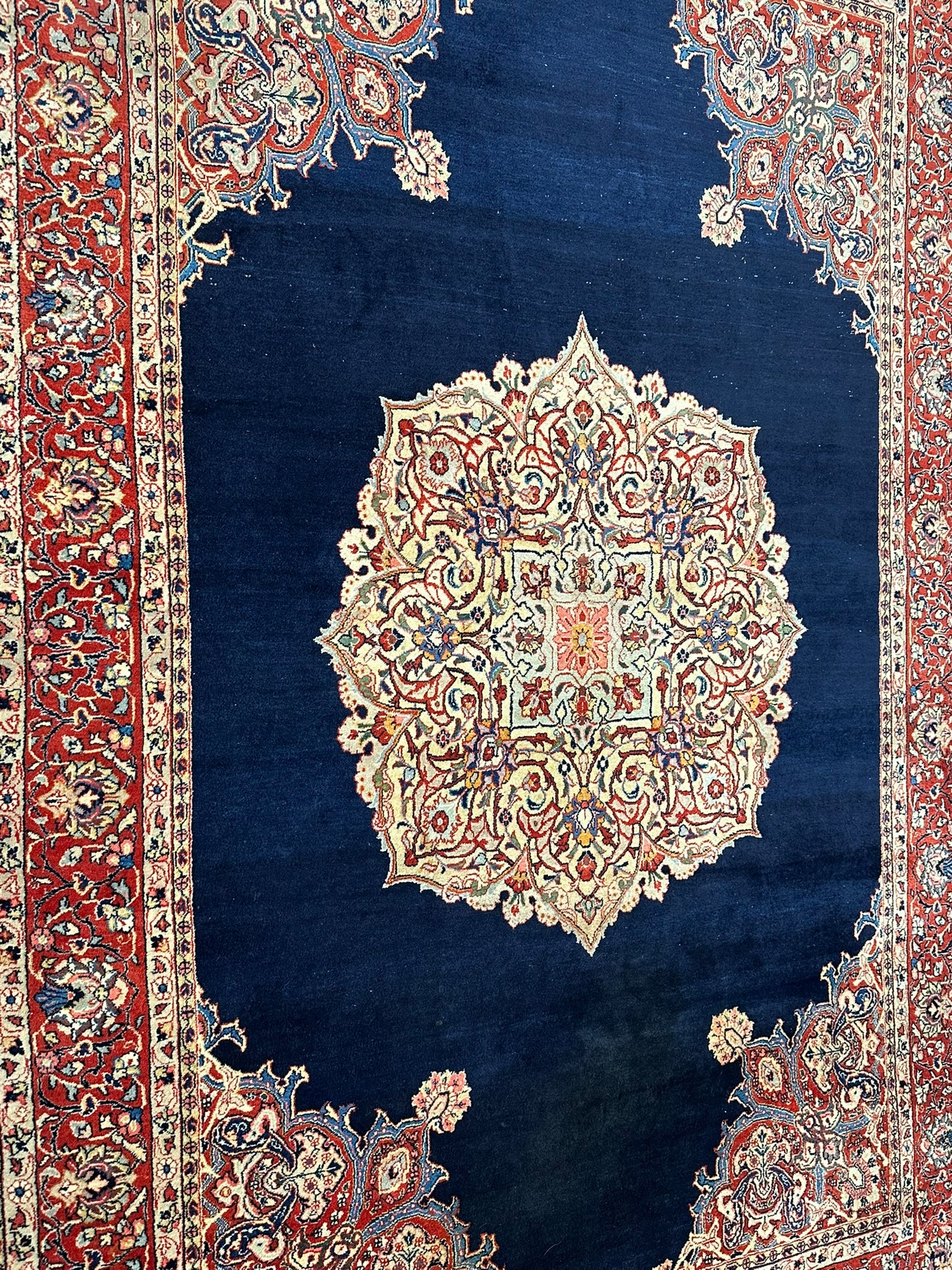 Orientteppich handgeknüpft Sarough Medaillon 320x205 cm