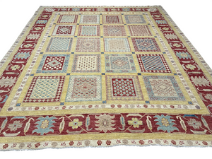 Handgeknüpfter Ziegler Pakistan Teppich 305x255 cm Wolle