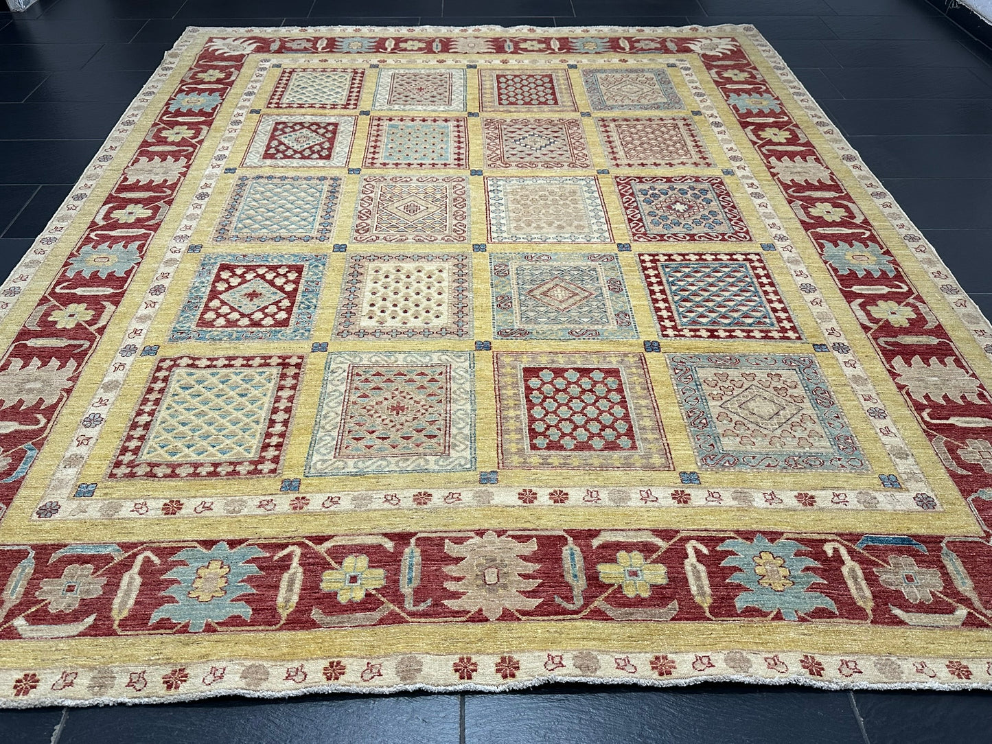 Handgeknüpfter Ziegler Pakistan Teppich 305x255 cm Wolle