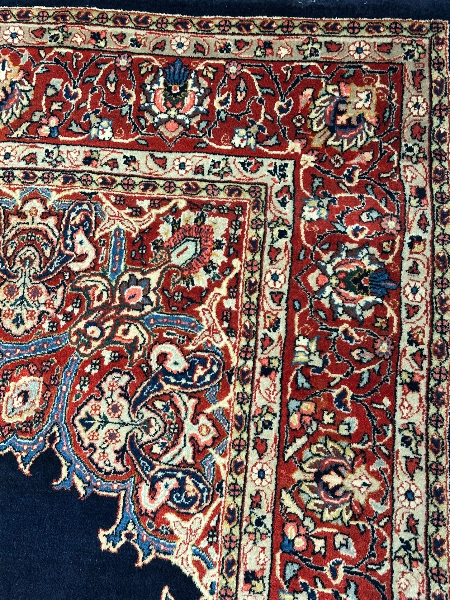 Orientteppich handgeknüpft Sarough Medaillon 320x205 cm