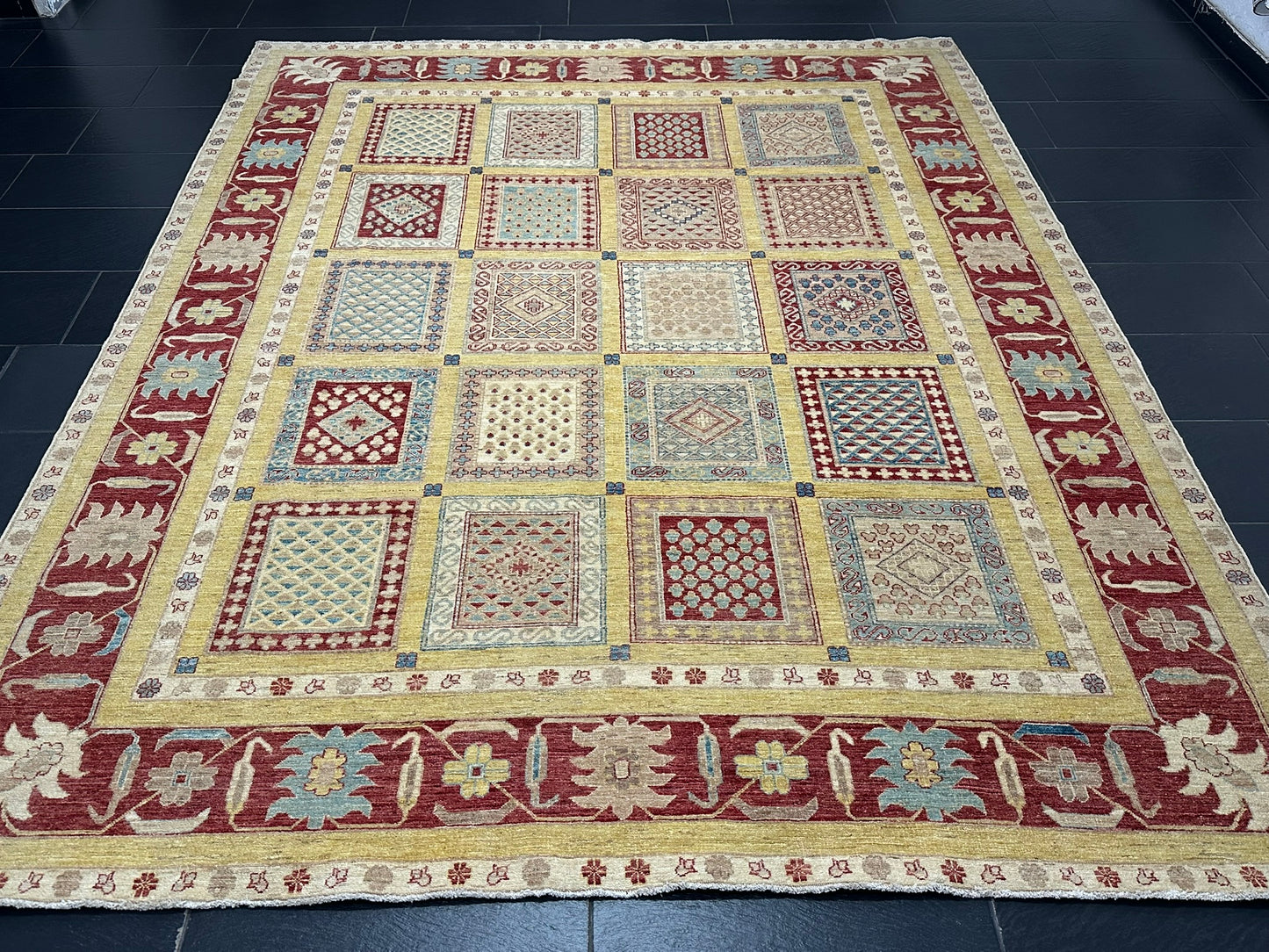 Handgeknüpfter Ziegler Pakistan Teppich 305x255 cm Wolle