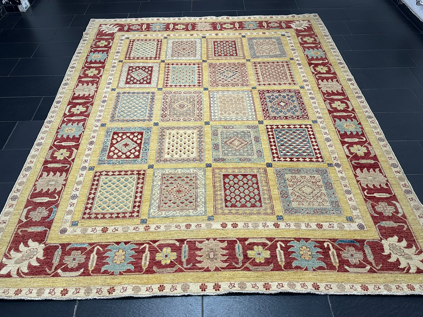 Handgeknüpfter Ziegler Pakistan Teppich 305x255 cm Wolle