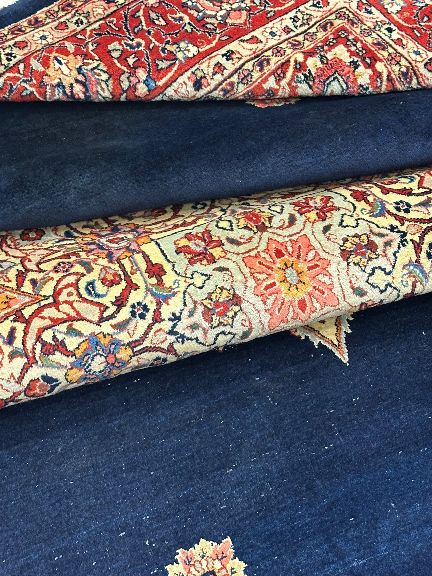 Orientteppich handgeknüpft Sarough Medaillon 320x205 cm
