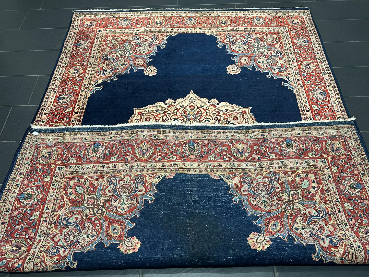 Orientteppich handgeknüpft Sarough Medaillon 320x205 cm