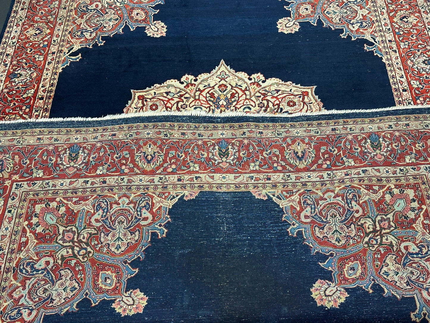 Orientteppich handgeknüpft Sarough Medaillon 320x205 cm