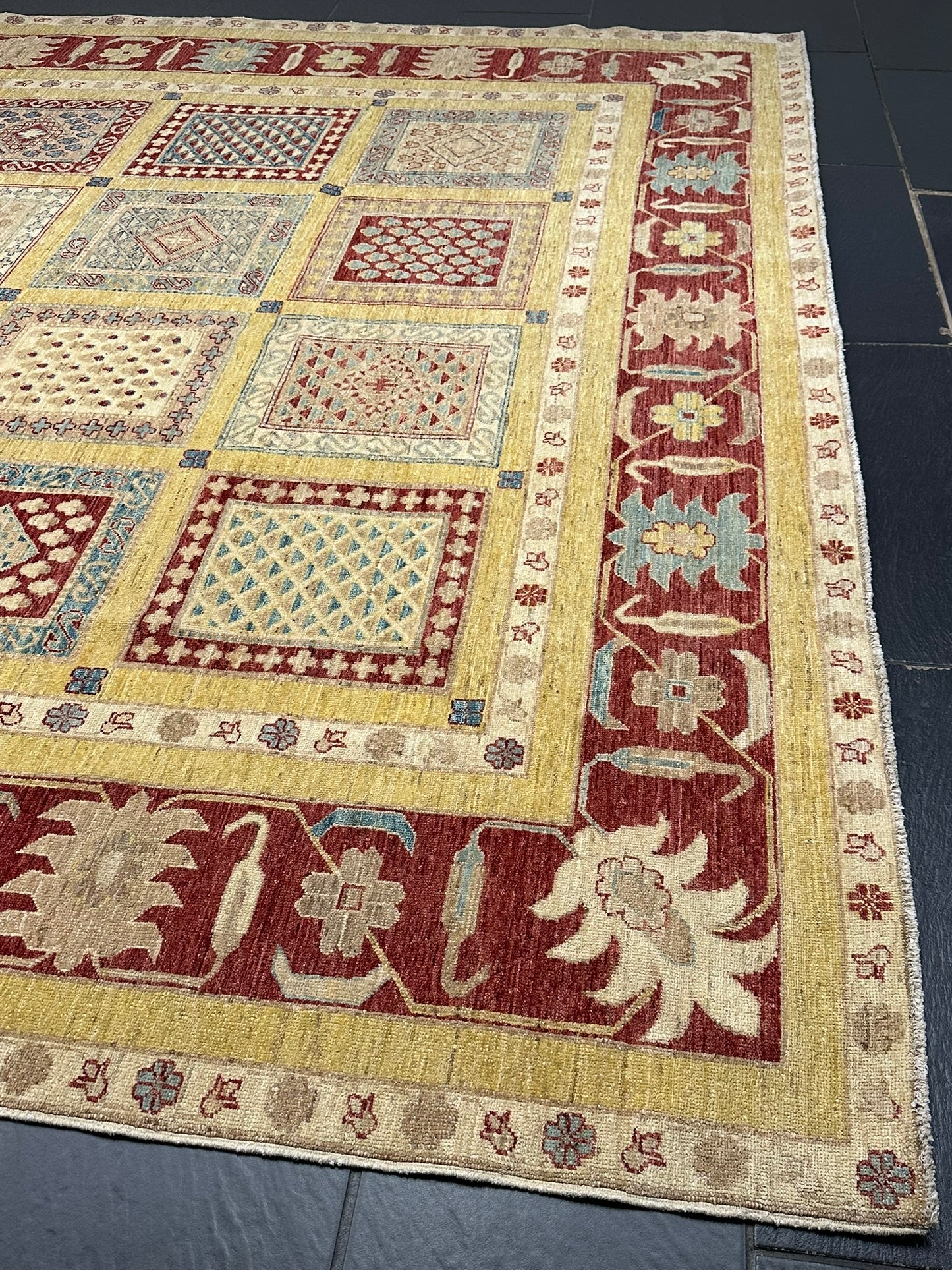 Handgeknüpfter Ziegler Pakistan Teppich 305x255 cm Wolle