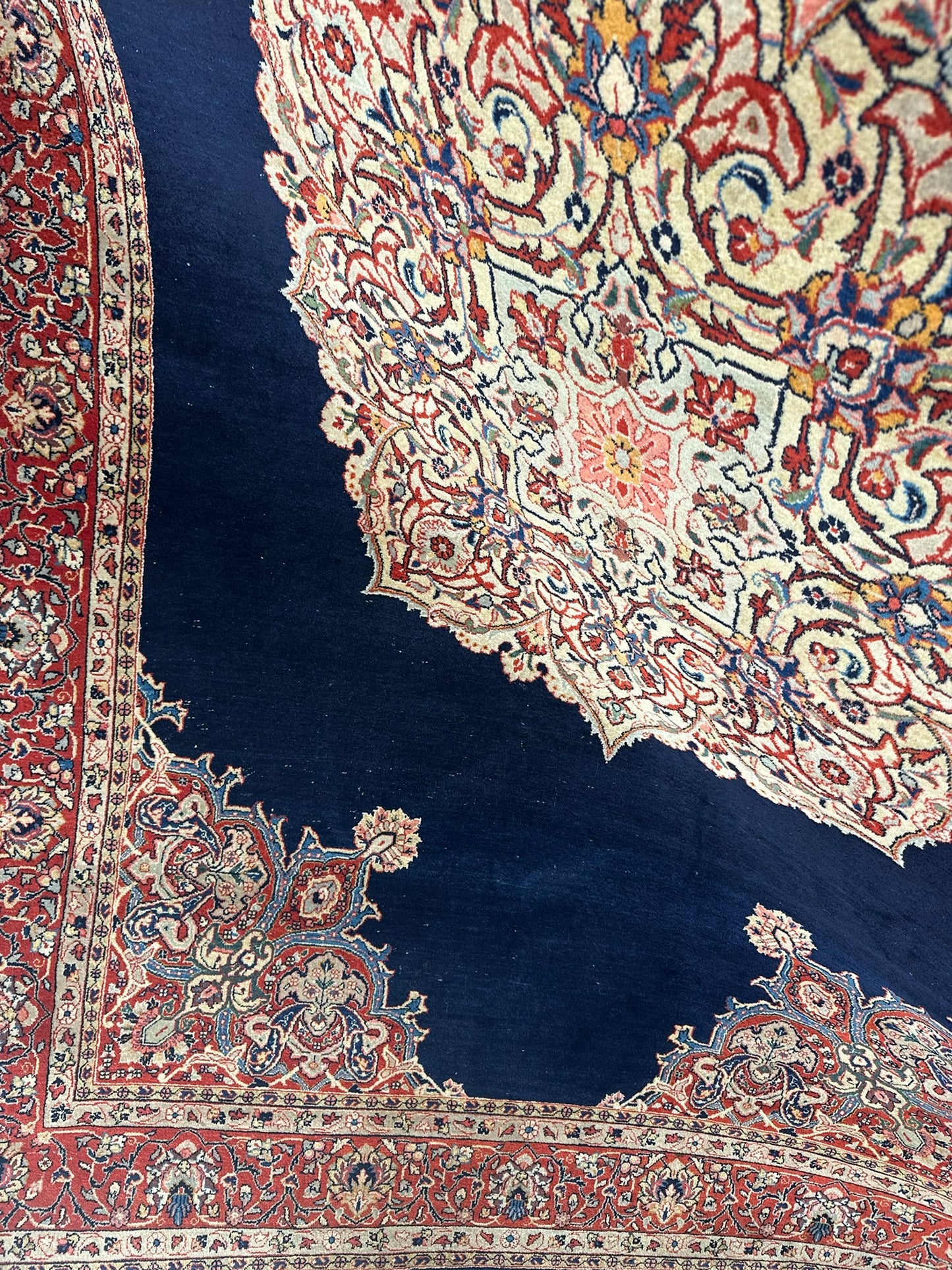 Orientteppich handgeknüpft Sarough Medaillon 320x205 cm