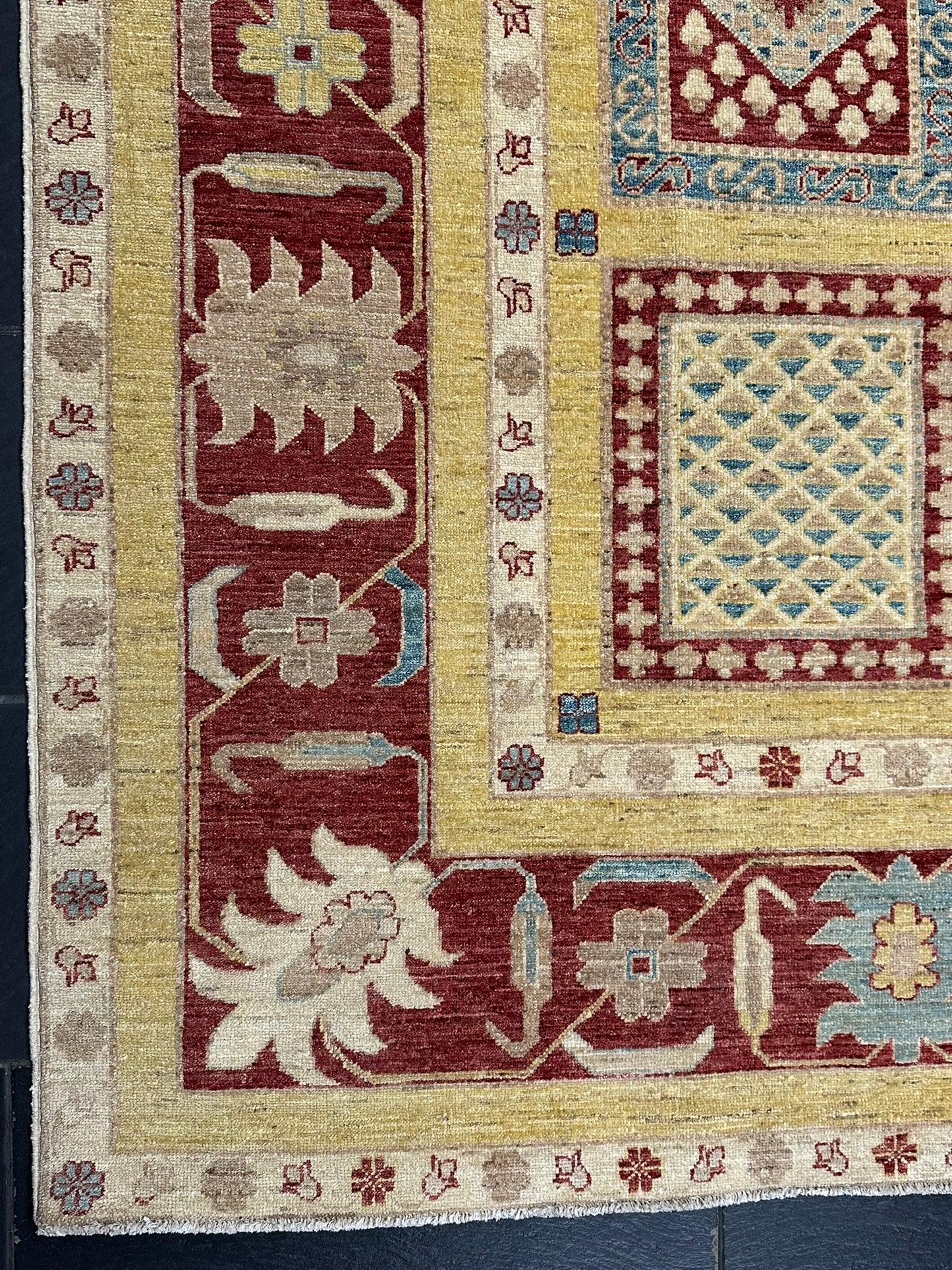 Handgeknüpfter Ziegler Pakistan Teppich 305x255 cm Wolle