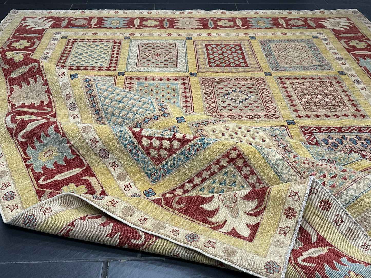 Handgeknüpfter Ziegler Pakistan Teppich 305x255 cm Wolle