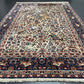Orientteppich handgeknüpft Isfahan Korkwolle Jagdmotiv 310x200 cm