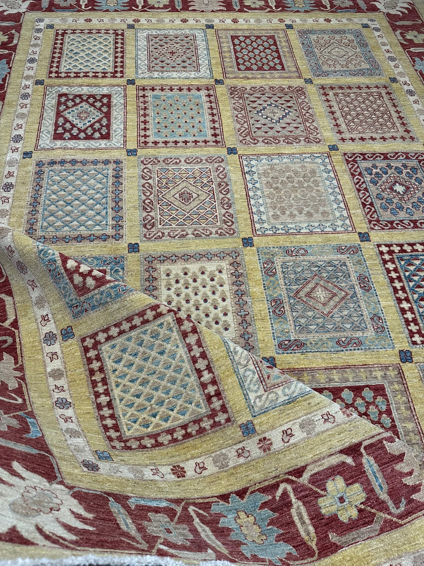 Handgeknüpfter Ziegler Pakistan Teppich 305x255 cm Wolle