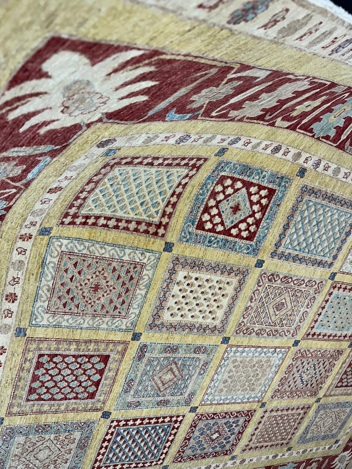 Handgeknüpfter Ziegler Pakistan Teppich 305x255 cm Wolle