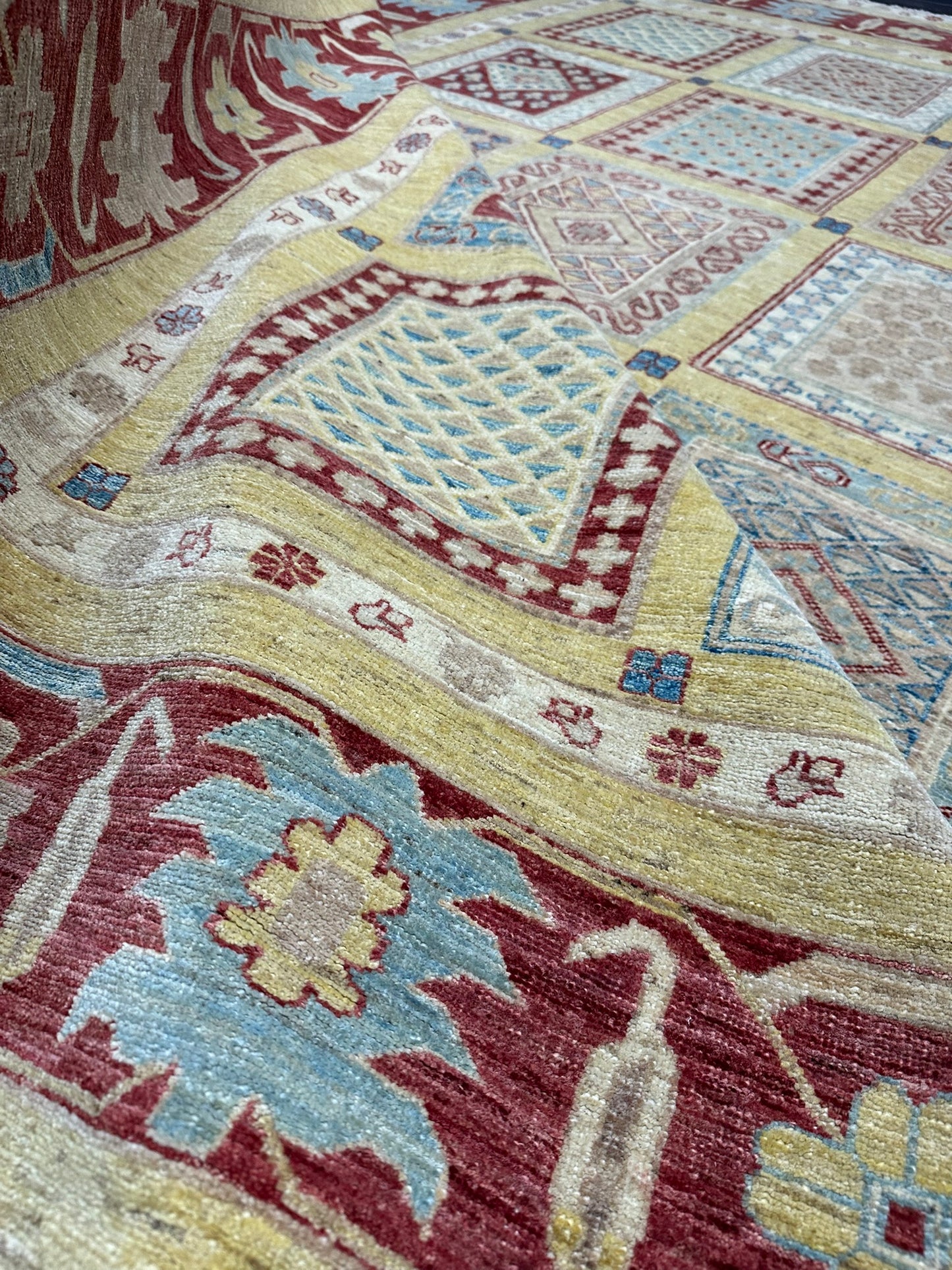 Handgeknüpfter Ziegler Pakistan Teppich 305x255 cm Wolle